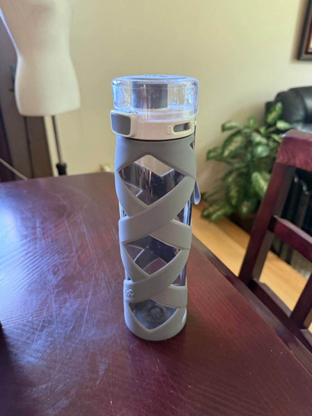 Ello Gray Plastic Water Bottle